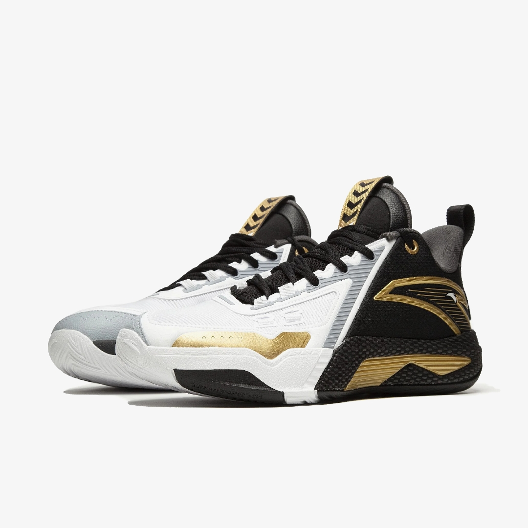 ANTA SPEED FLASH BATTLE 5 BLACK WHITE GOLD