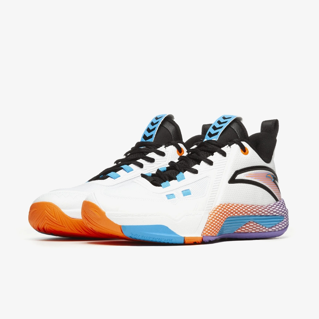 ANTA SPEED FLASH BATTLE 5 WHITE BLUE ORANGE