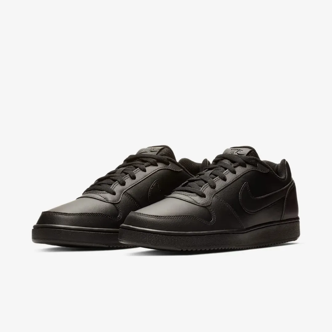 NIKE EBERNON LOW TRIPLE BLACK