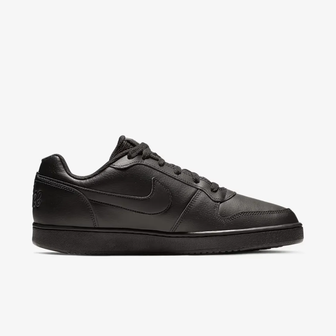 NIKE EBERNON LOW TRIPLE BLACK