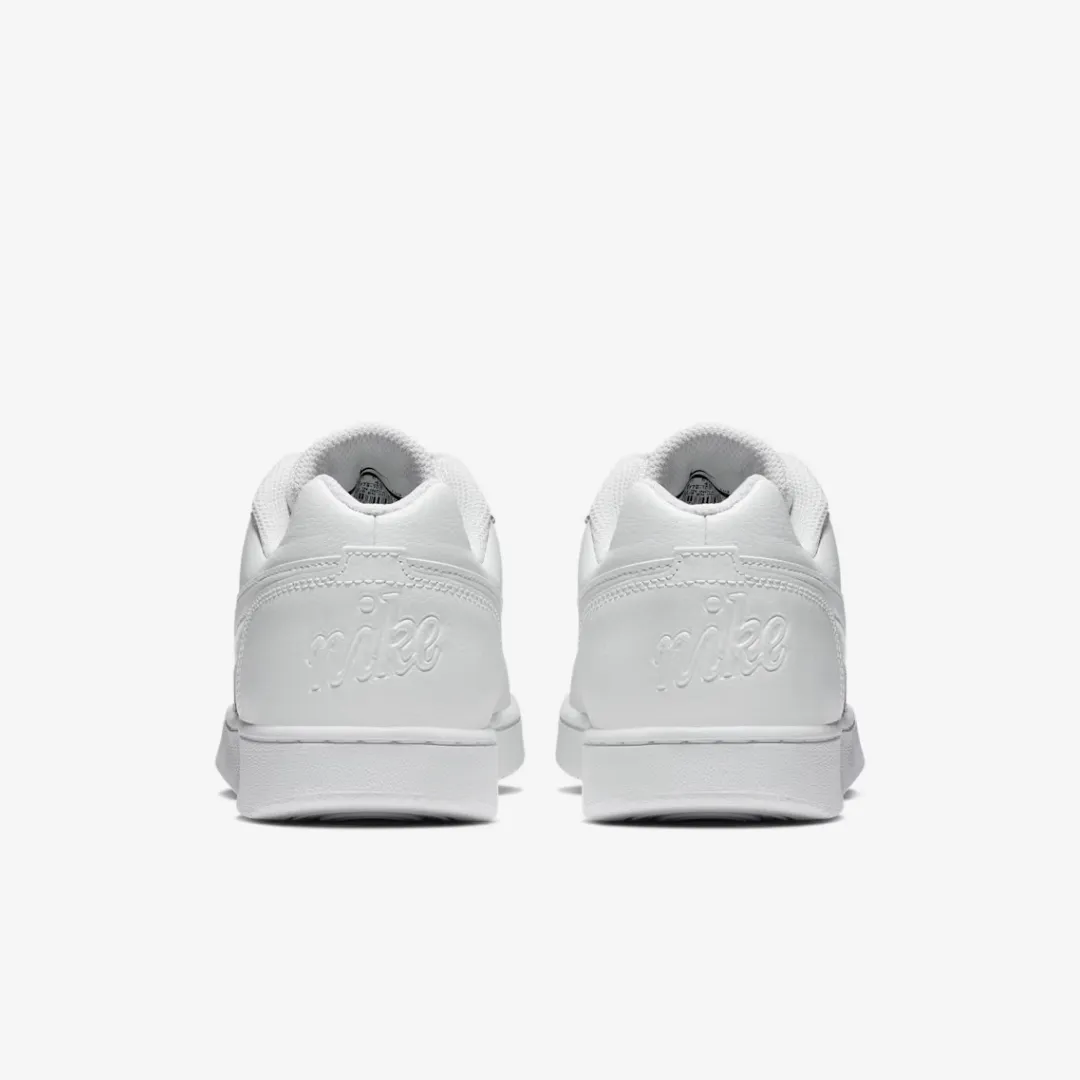 NIKE WOMEN'S EBERNON LOW TRIPLE WHITE