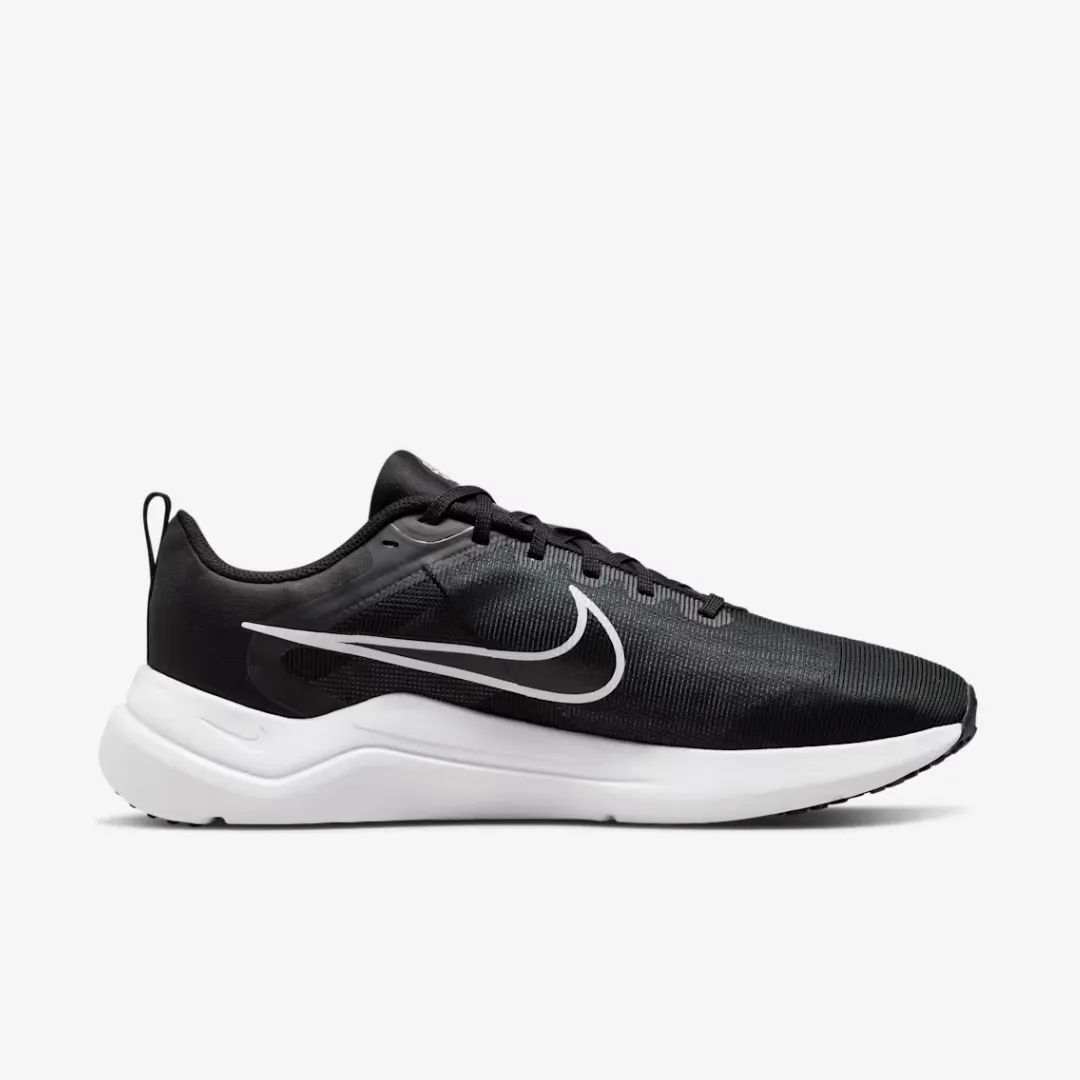NIKE DOWNSHIFTER 12 BLACK WHITE