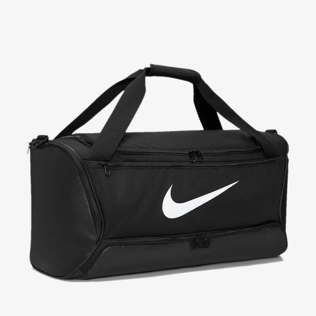 NIKE BRASILIA 9.5 TRAINING DUFFEL BAG 60L BLACK WHITE
