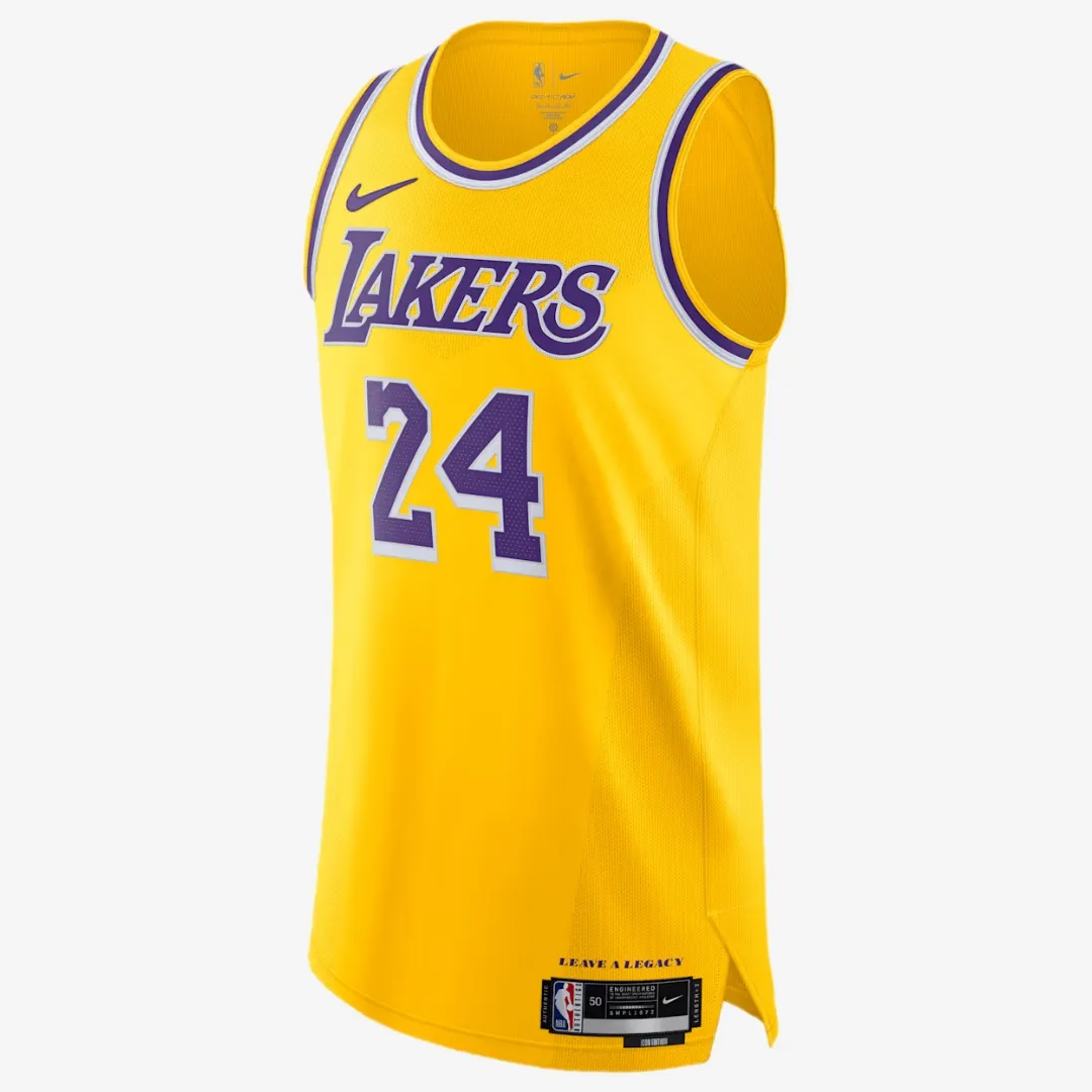 NIKE LOS ANGELES LAKERS ICON EDITION #24 KOBE BRYANT AUTHENTIC JERSEY