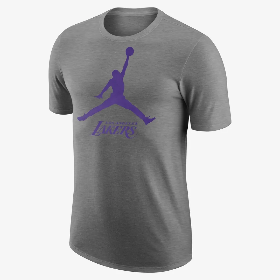 LA LAKERS ESSENTIAL JORDAN NBA T-SHIRT DARK GREY HEATHER