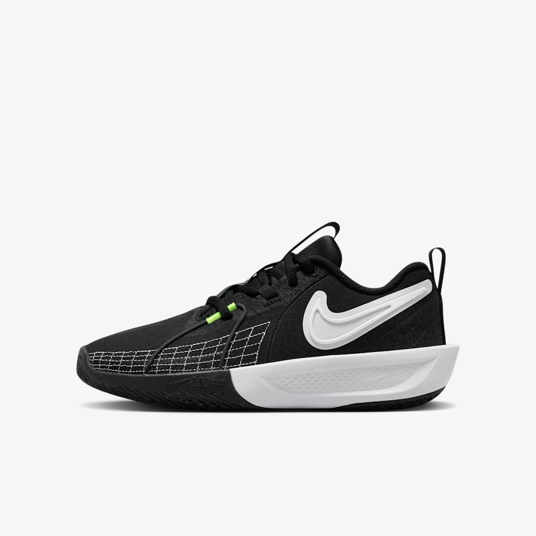 NIKE GT CUT 3 GS BLACK WHITE