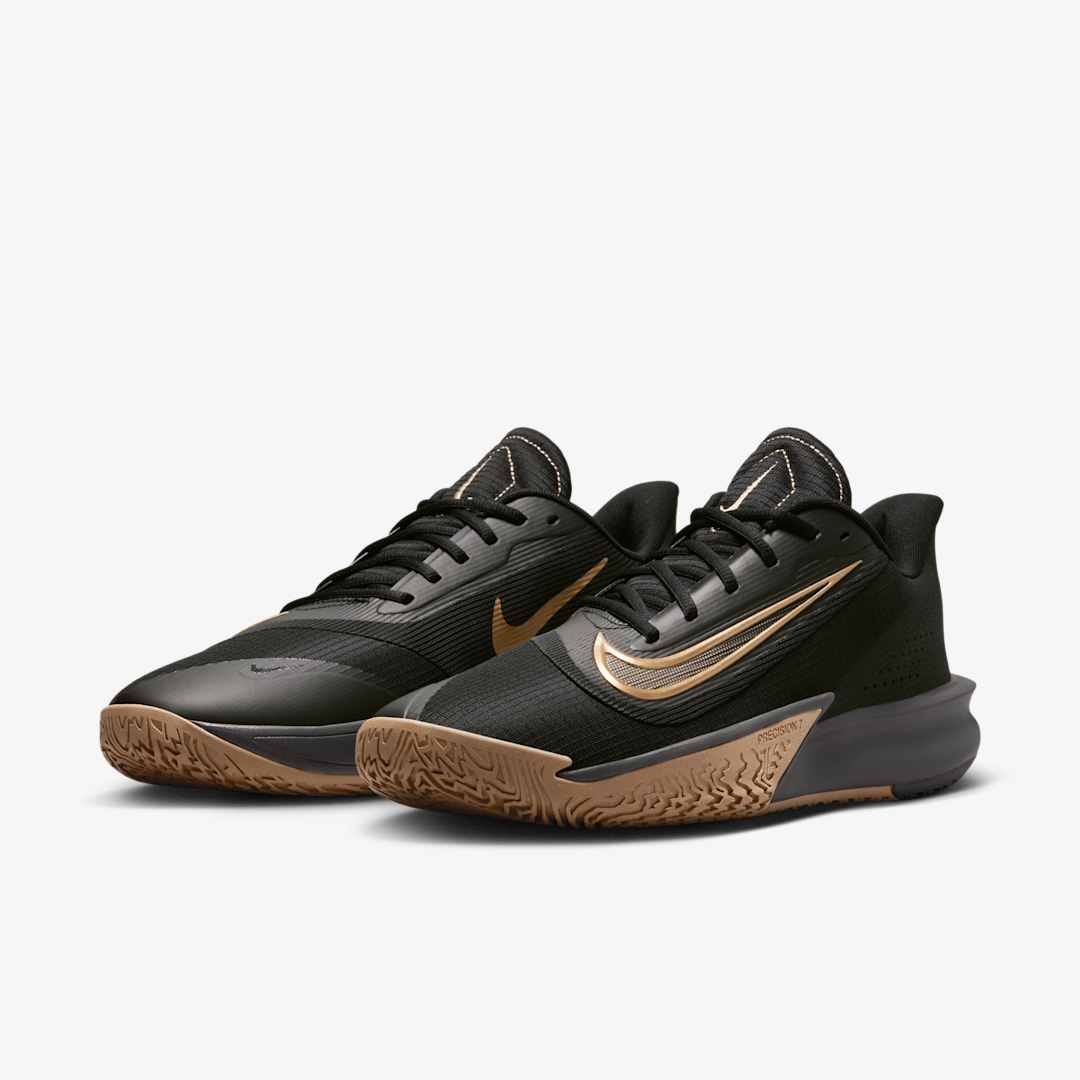 NIKE PRECISION 7 BLACK METALLIC GOLD