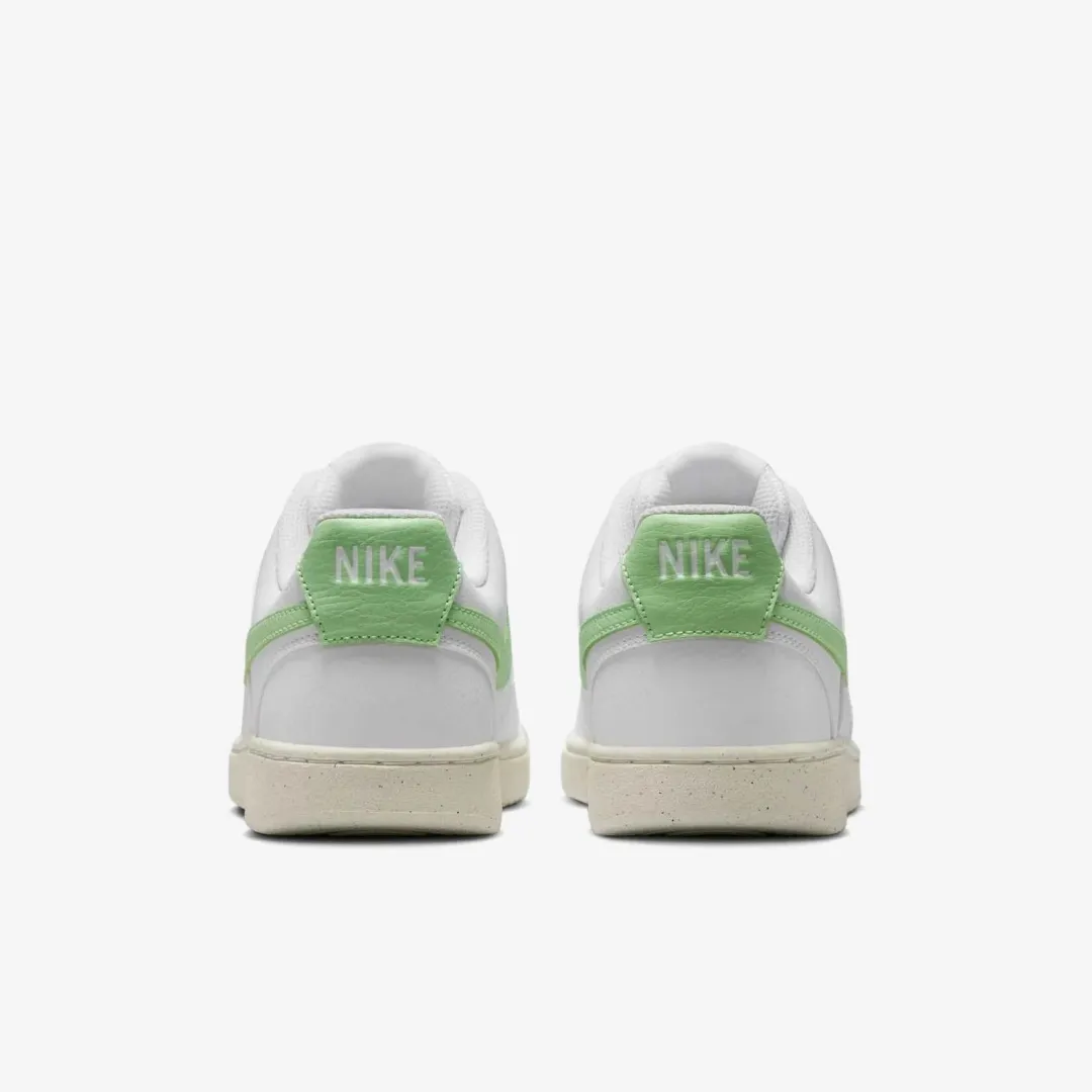 NIKE COURT VISION LOW NEXT NATURE WHITE VAPOR GREEN