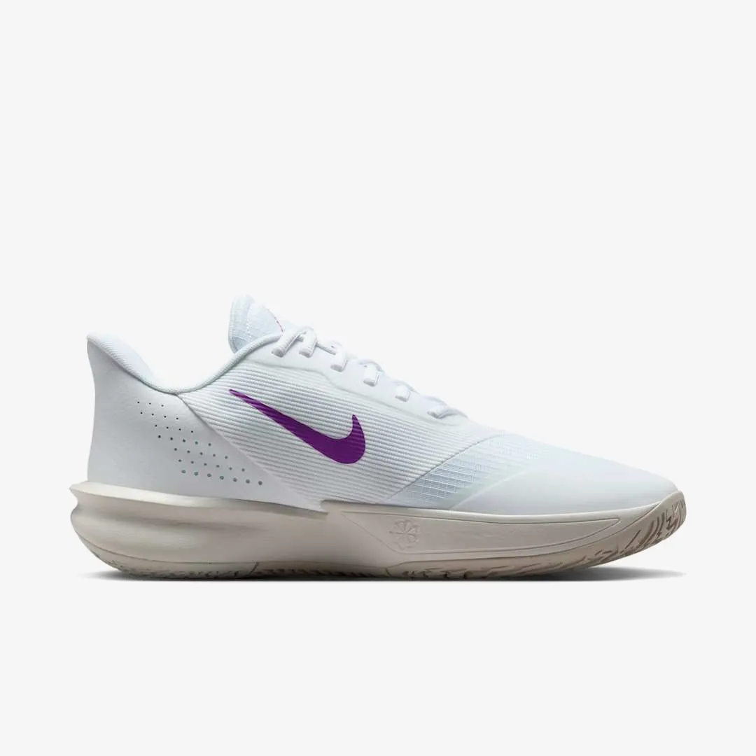 NIKE PRECISION 7 WHITE LIGHT OREWOOD BROWN VIVID PURPLE
