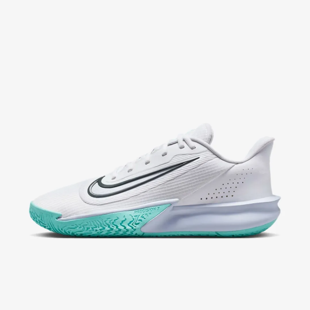 NIKE PRECISION 7 WHITE GHOST DYNAMIC TURQUOISE