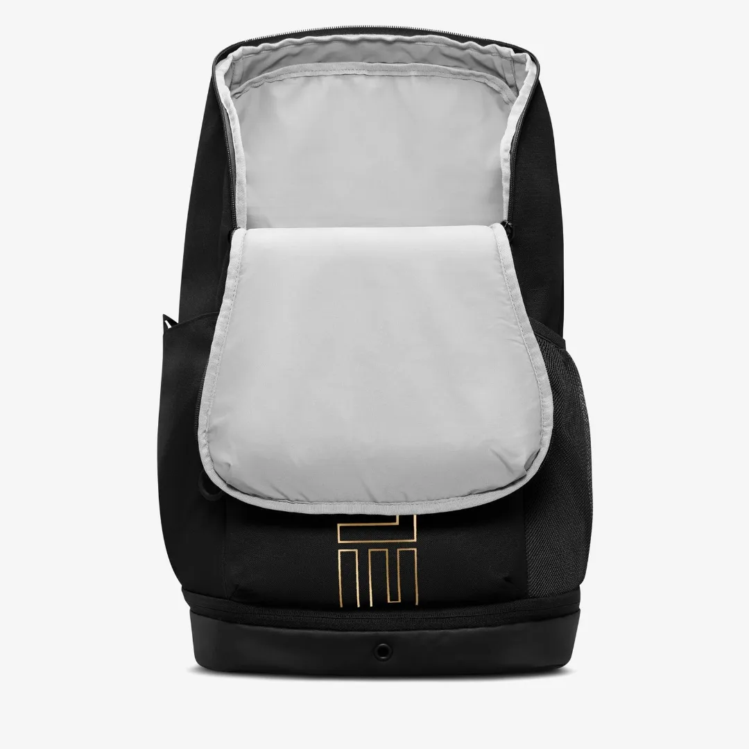 NIKE VARSITY ELITE BACKPACK BLACK GOLD