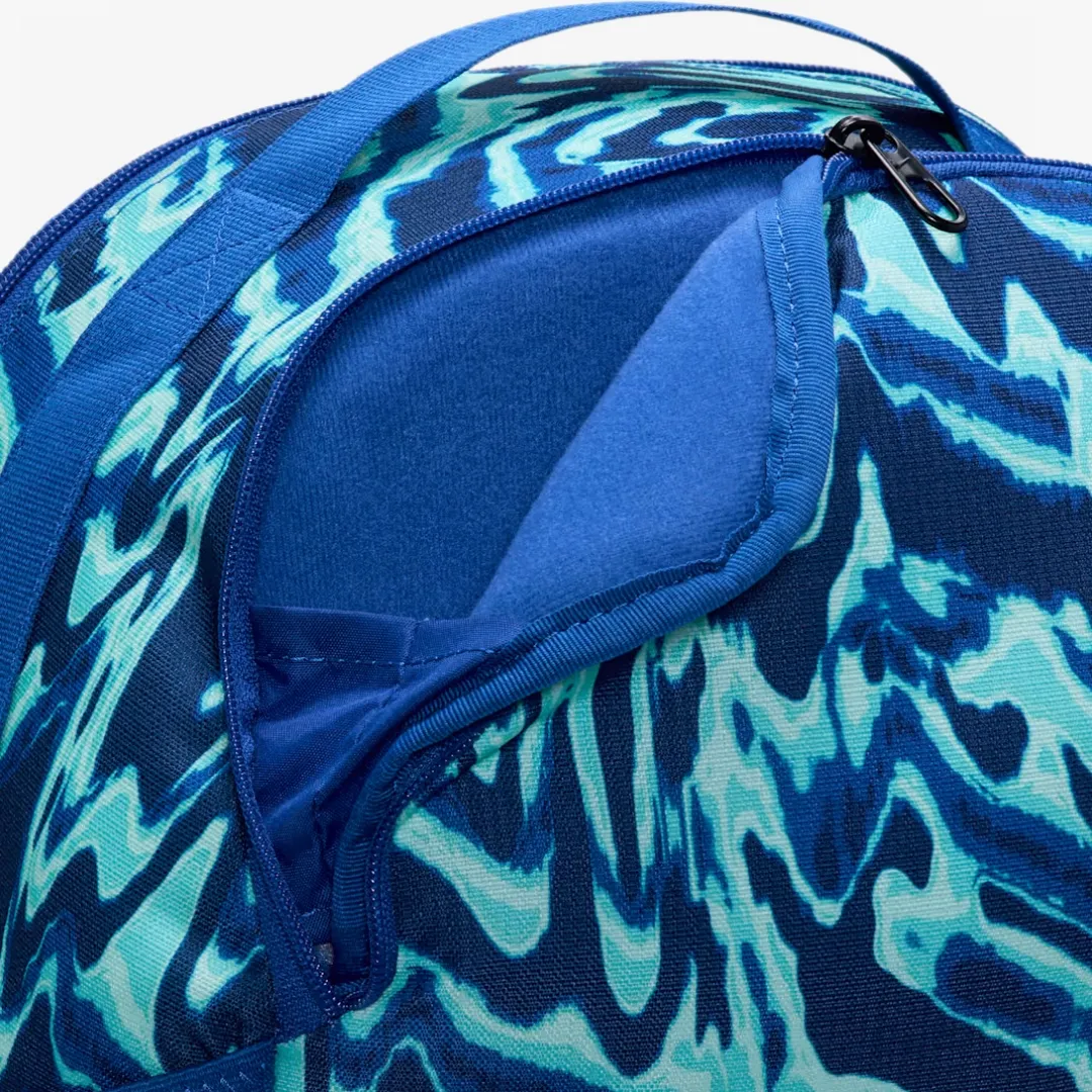 NIKE BRASILIA KIDS BACKPACK 18L GAME ROYAL BLEACHED TURQUOISE
