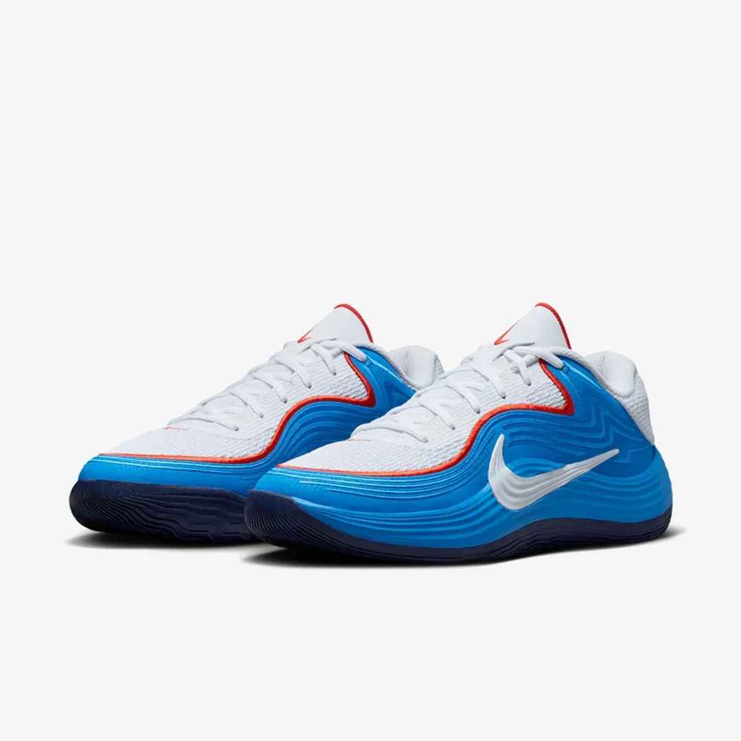 NIKE PRECISION 8 LOW LIGHT PHOTO BLUE WHITE