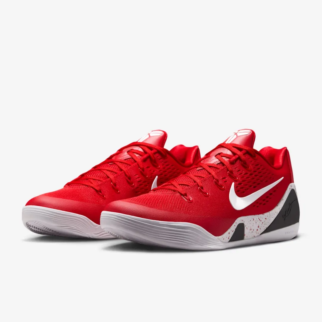 NIKE KOBE 9 LOW EM PROTRO UNIVERSITY RED
