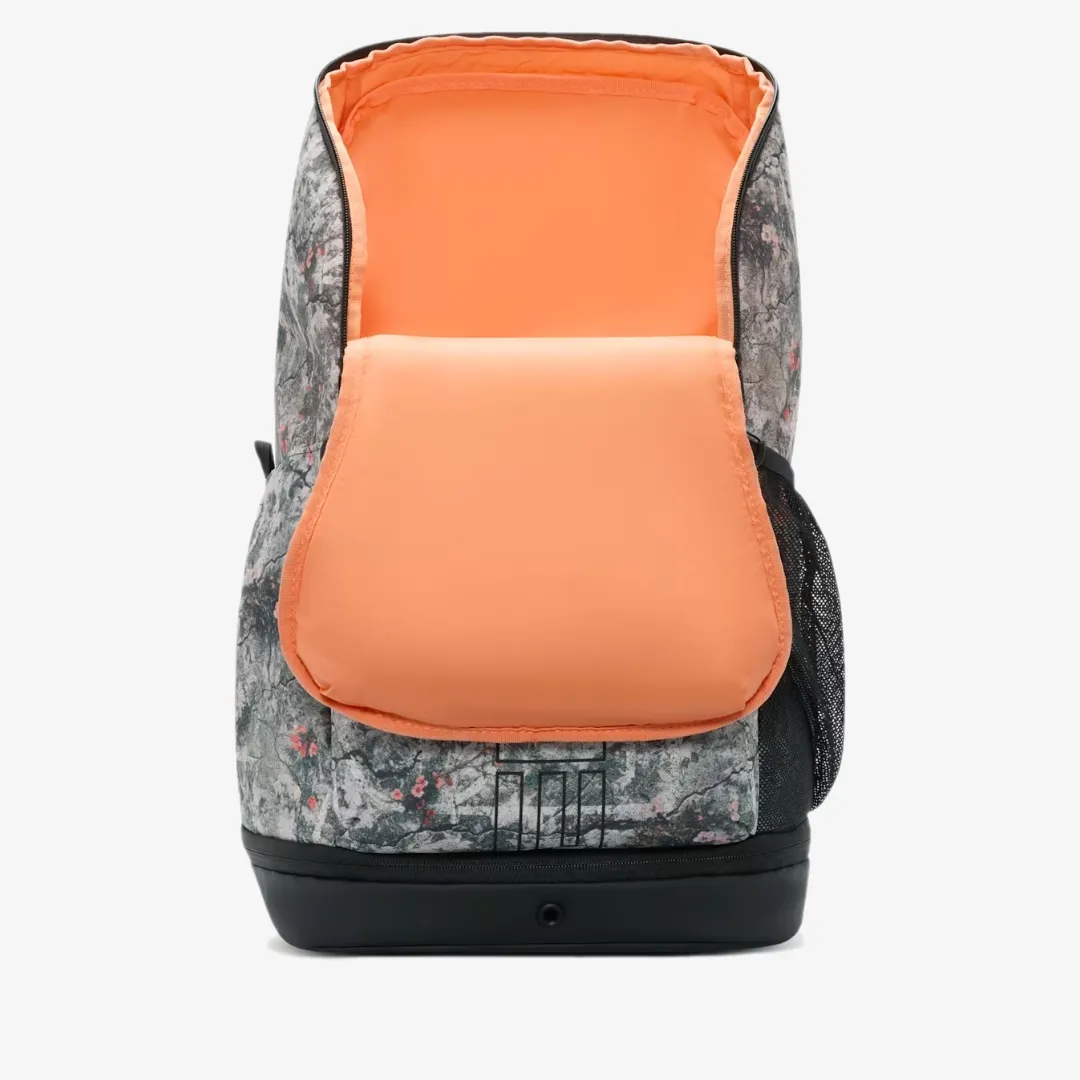 NIKE VARSITY ELITE PRINTED BASKETBALL BACKPACK CREAM II BLACK